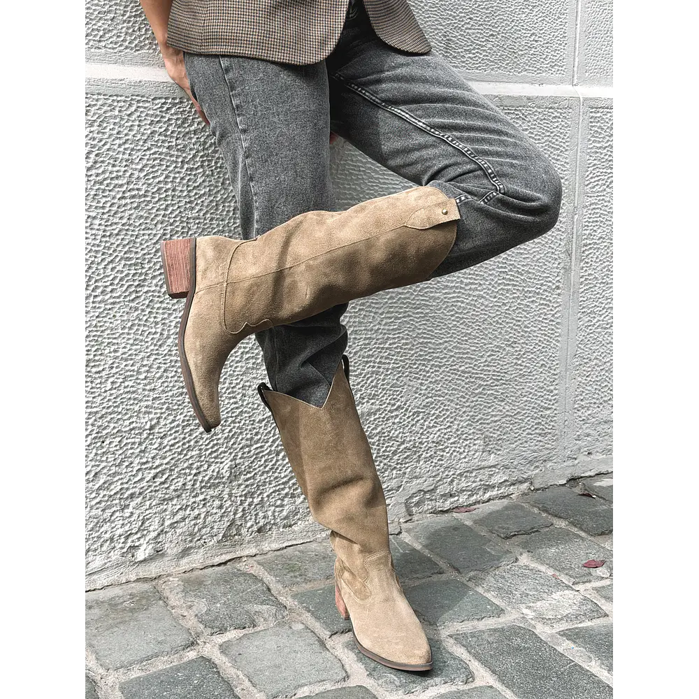 Bota Lourdes Taupe