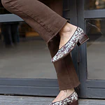 Zapato Sara Print cafe