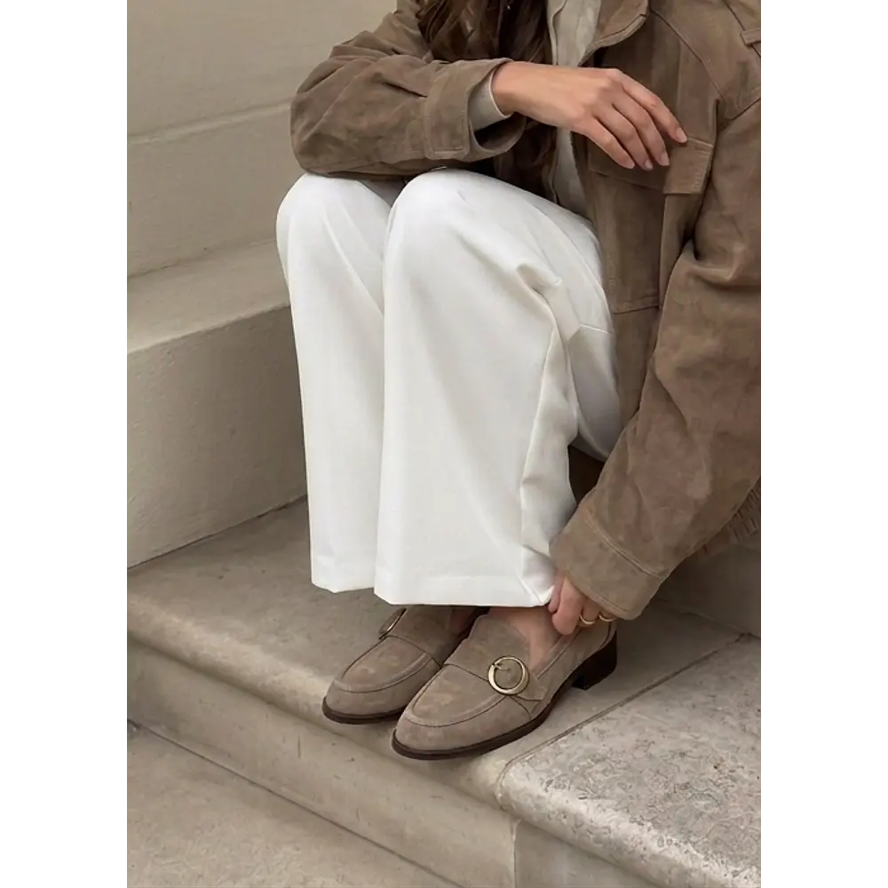 Mocasines taupe