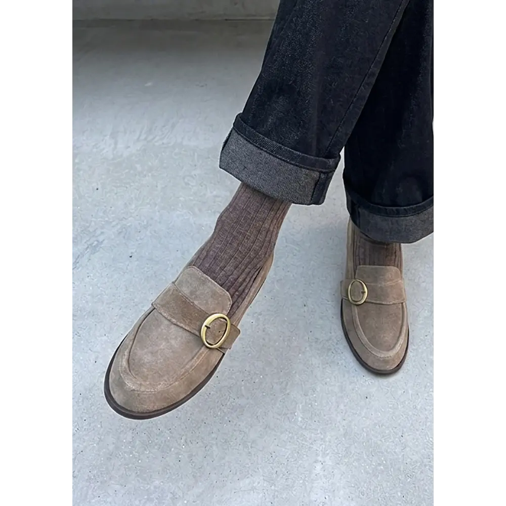 Mocasines taupe