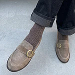 Mocasines taupe
