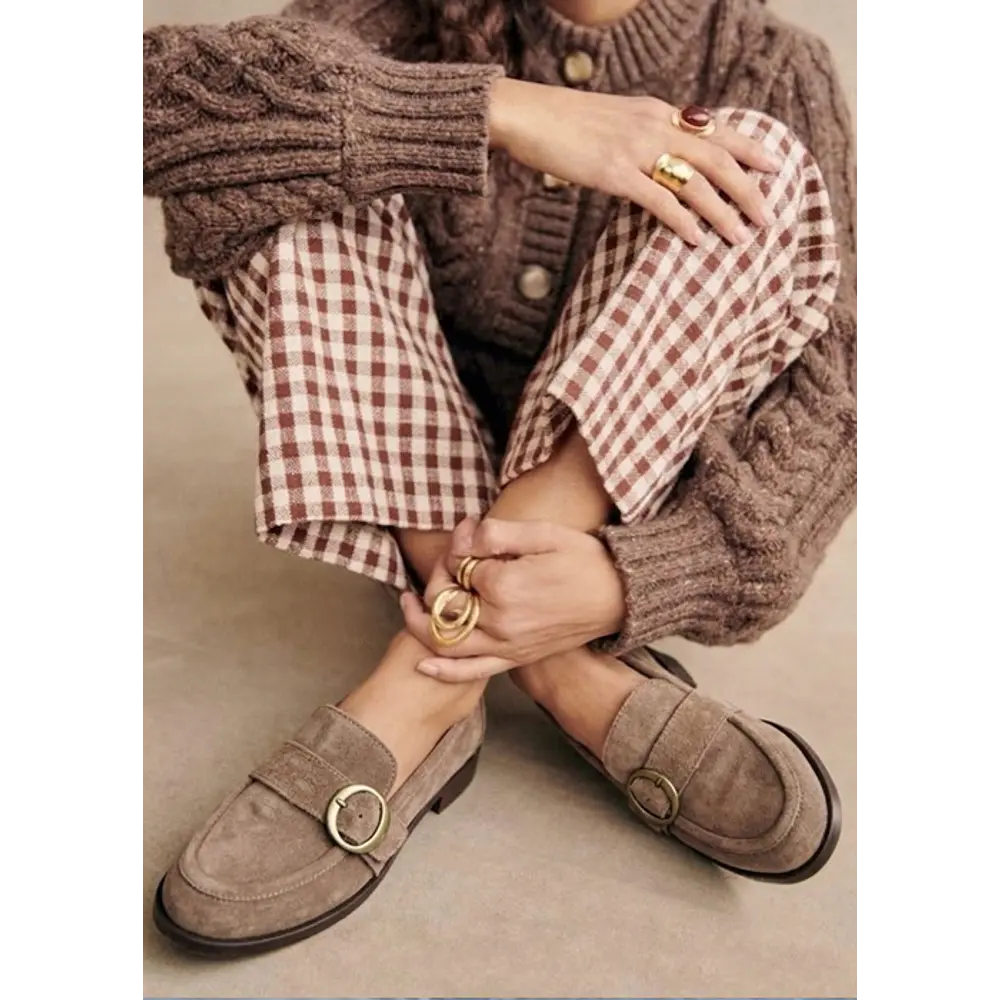 Mocasines taupe