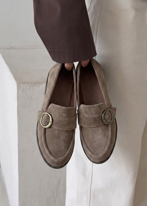Mocasines taupe