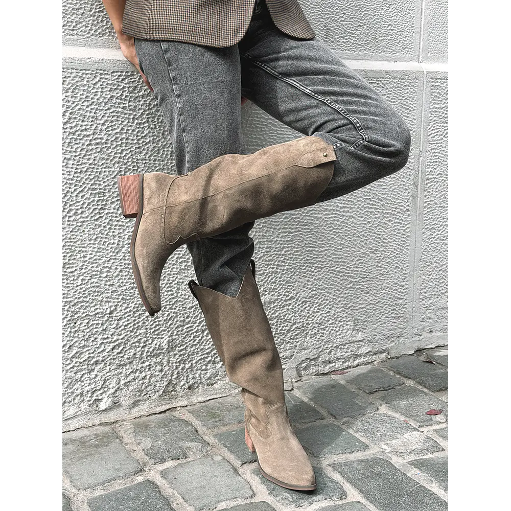 Bota Lourdes Taupe 