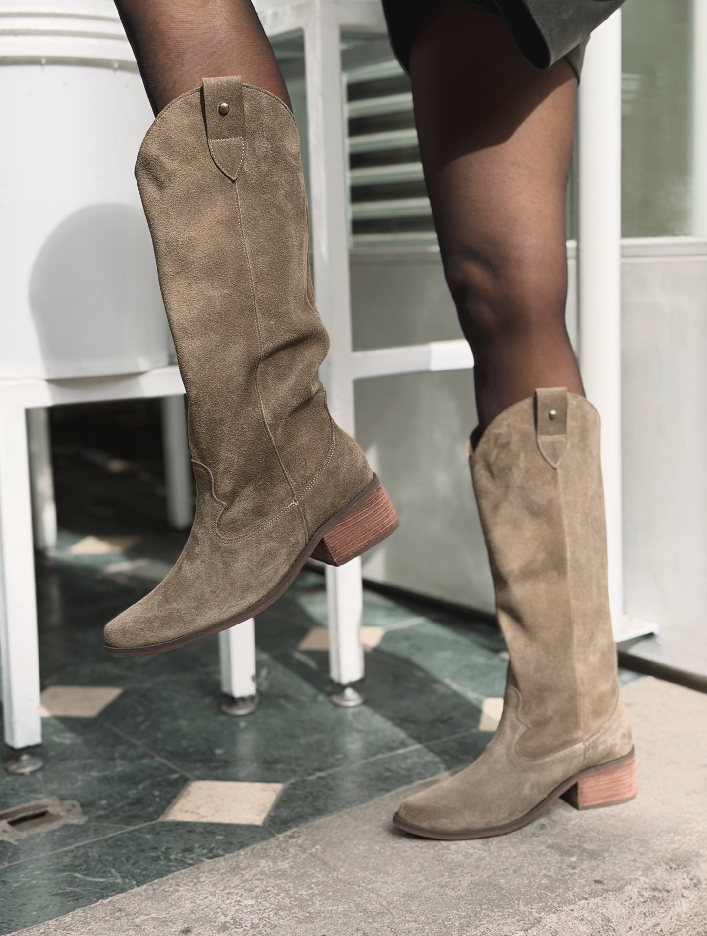 Bota Lourdes Taupe