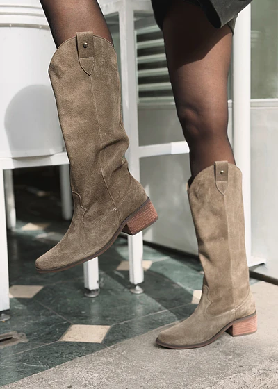 Bota Lourdes Taupe 