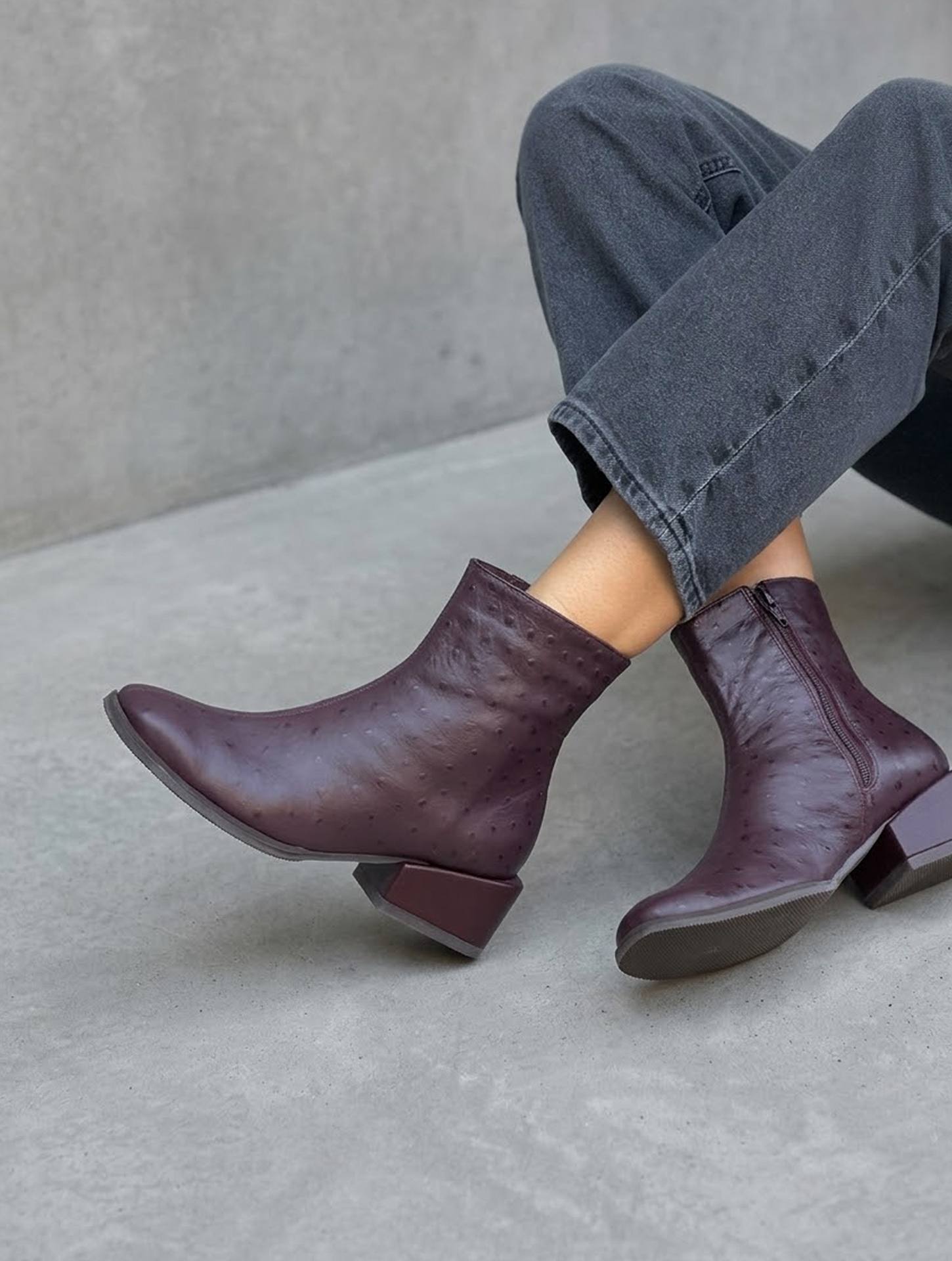 Botín Madison burgundy