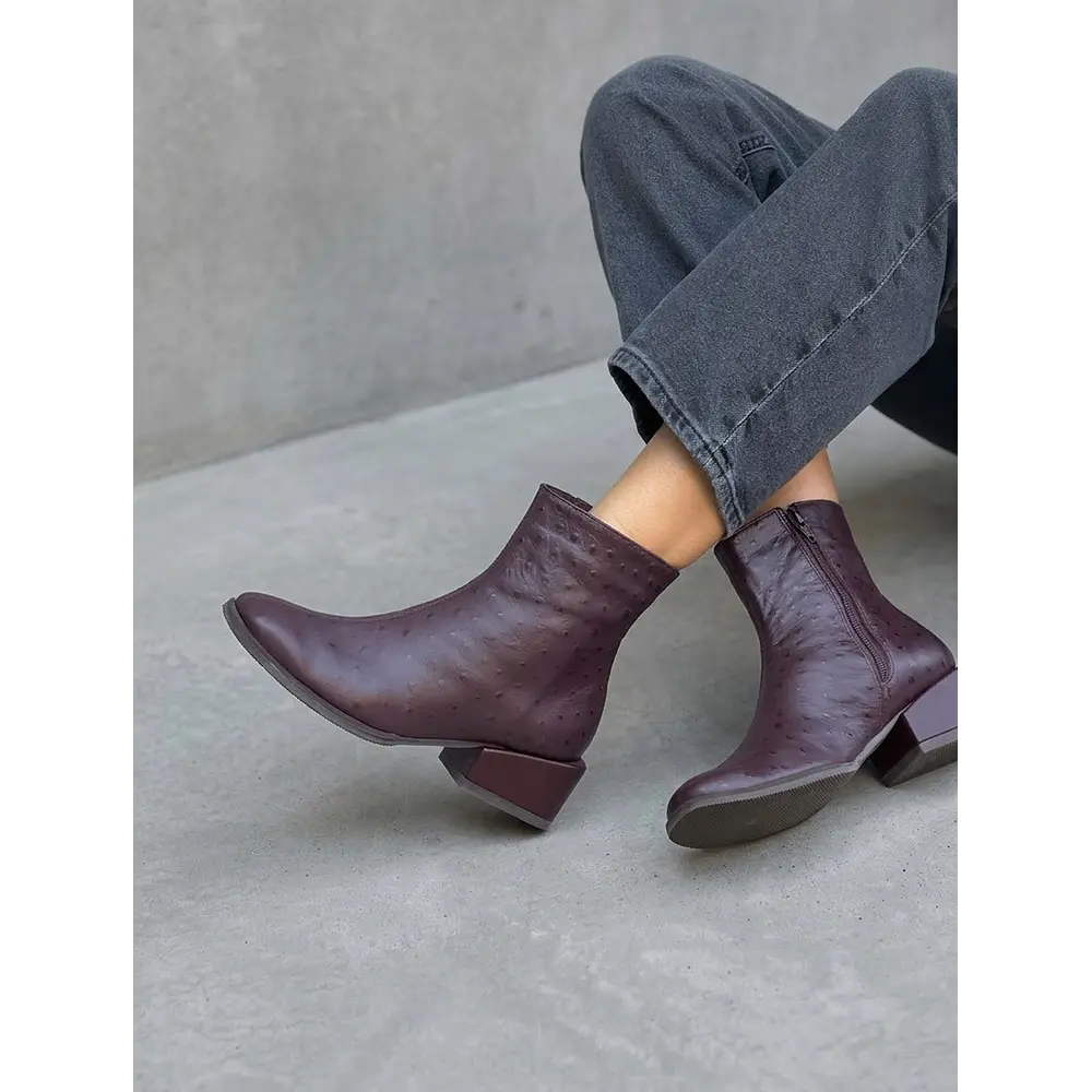 Botín Madison burgundy