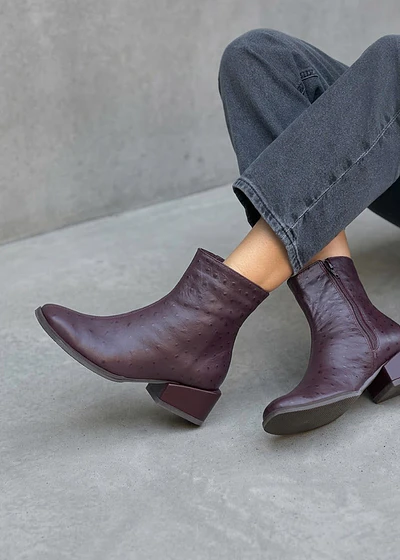 Botín Madison burgundy