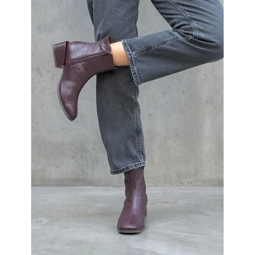 Botín Madison burgundy