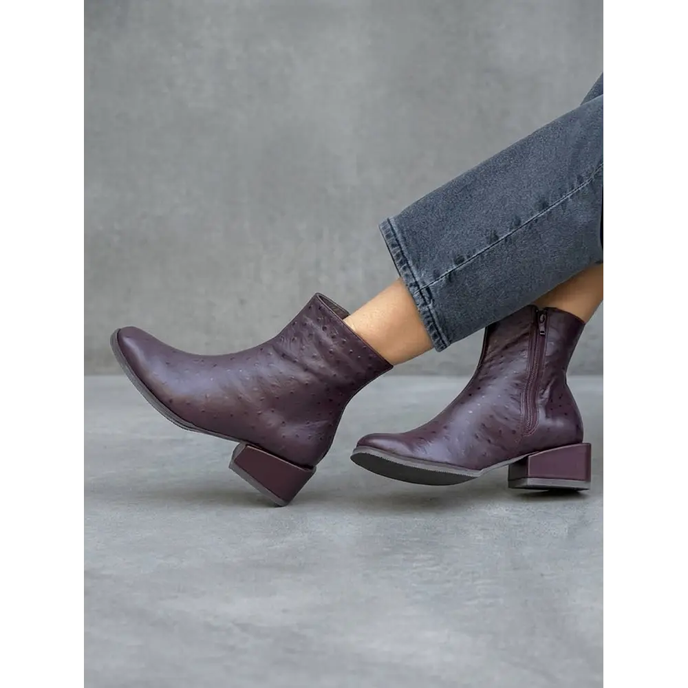 Botín Madison burgundy