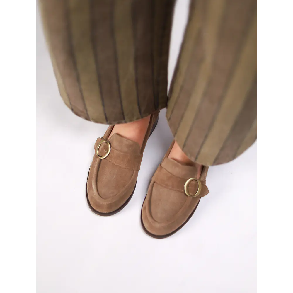 Mocasines taupe