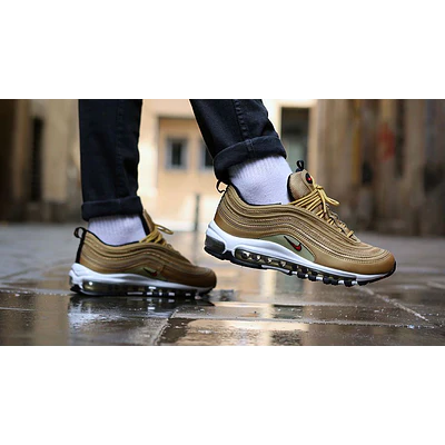 NIKE AIR MAX 97 METALLIC GOLD