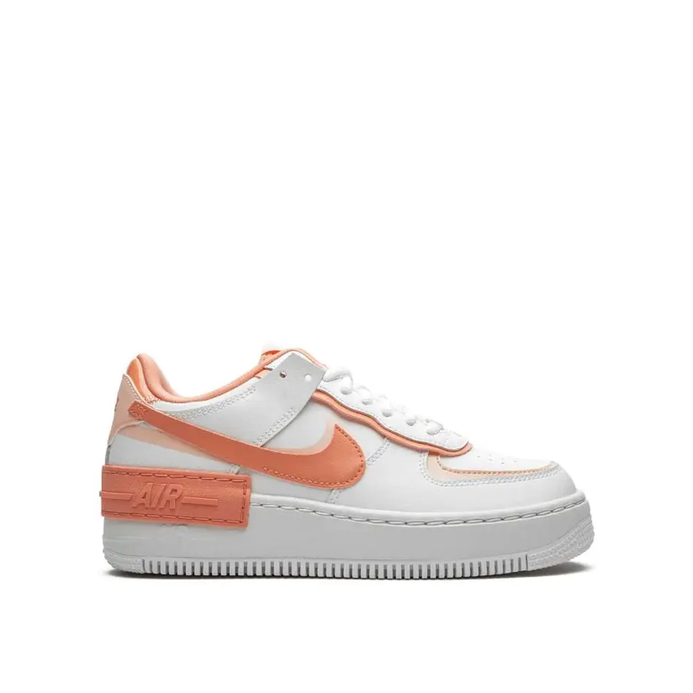 NIKE AIR FORCE 1 SHADOW WHITE CORAL PINK