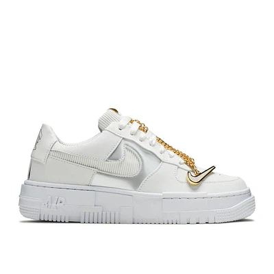NIKE AIR FORCE 1 PIXEL GREY GOLD