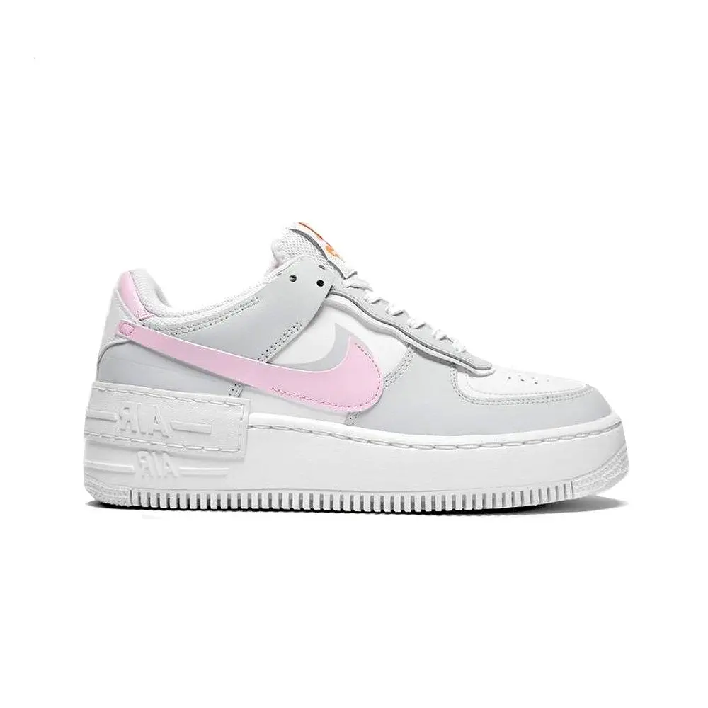 NIKE AIR FORCE 1 SHADOW GREY AND PINK