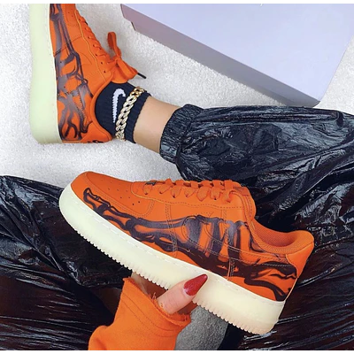 NIKE AIR FORCE 1 “SKELETON ORANGE”
