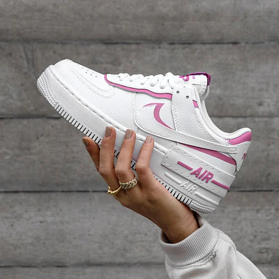 NIKE AIR FORCE 1 SHADOW WHITE MAGIC FLAMINGO