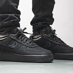 NIKE AIR FORCE 1 x STUSSY BLACK