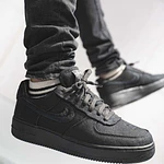 NIKE AIR FORCE 1 x STUSSY BLACK