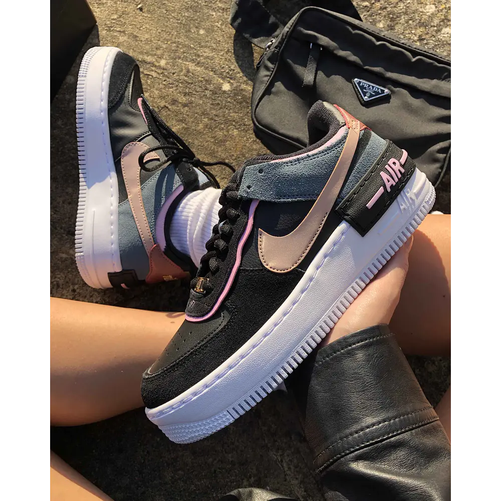 NIKE AIR FORCE 1 SHADOW BLACK LIGHT