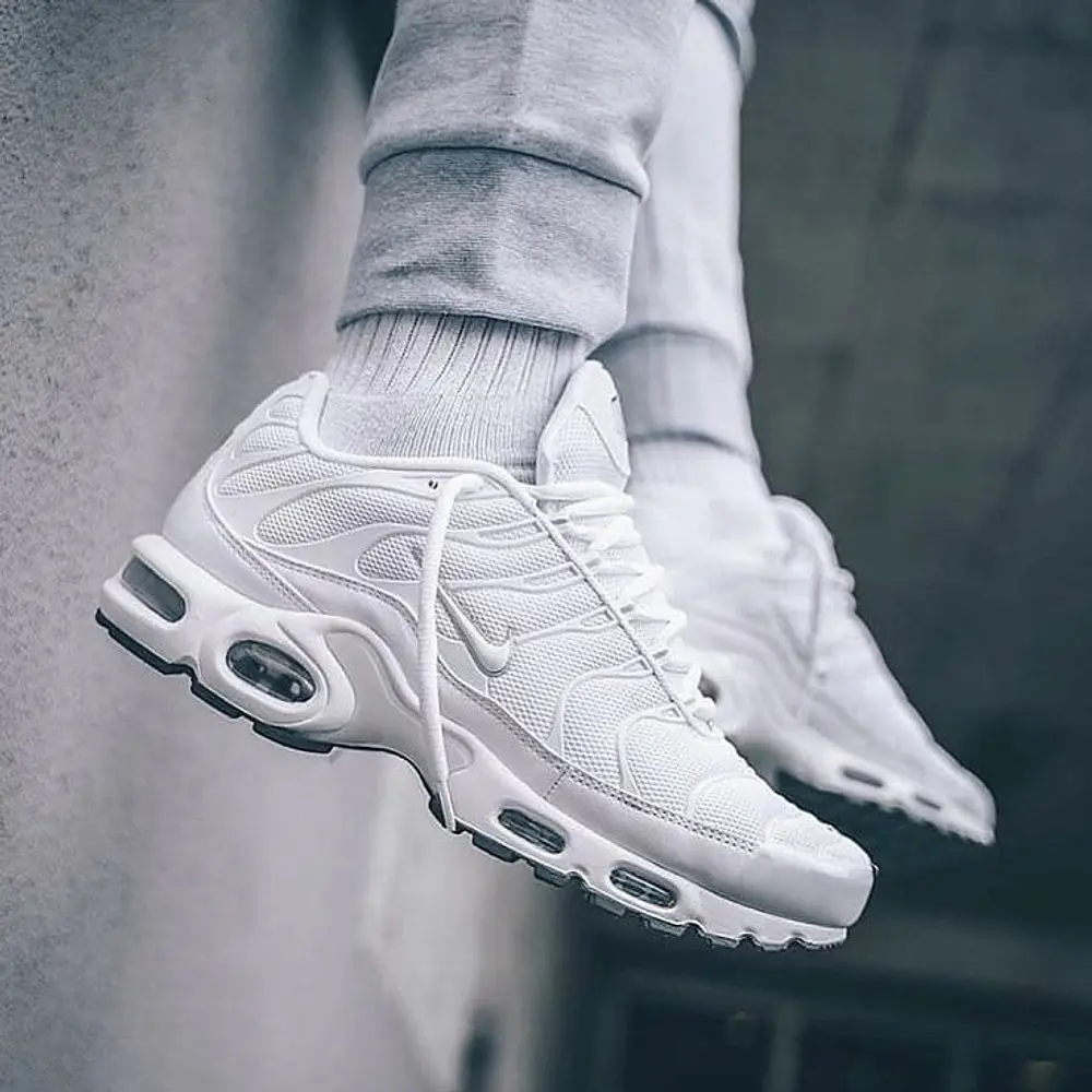 NIKE AIR MAX PLUS TRIPLE WHITE