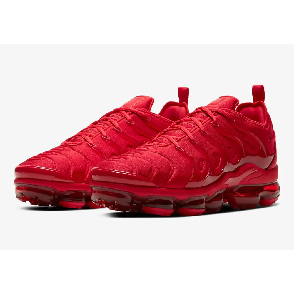 NIKE AIR VAPOR MAX PLUS TRIPLE RED
