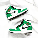 JORDAN RETRO 1 LUCKY GREEN