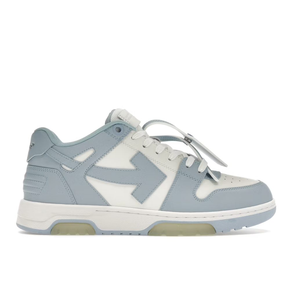 OFF WHITE CALF LEATHER WHITE BABY BLUE