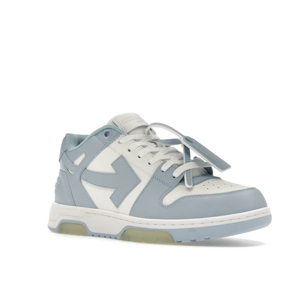 OFF WHITE CALF LEATHER WHITE BABY BLUE