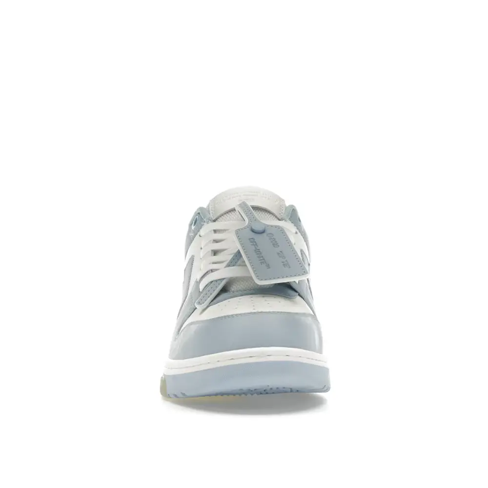 OFF WHITE CALF LEATHER WHITE BABY BLUE