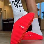NIKE MIND 001 SLIDE "SOLAR RED"