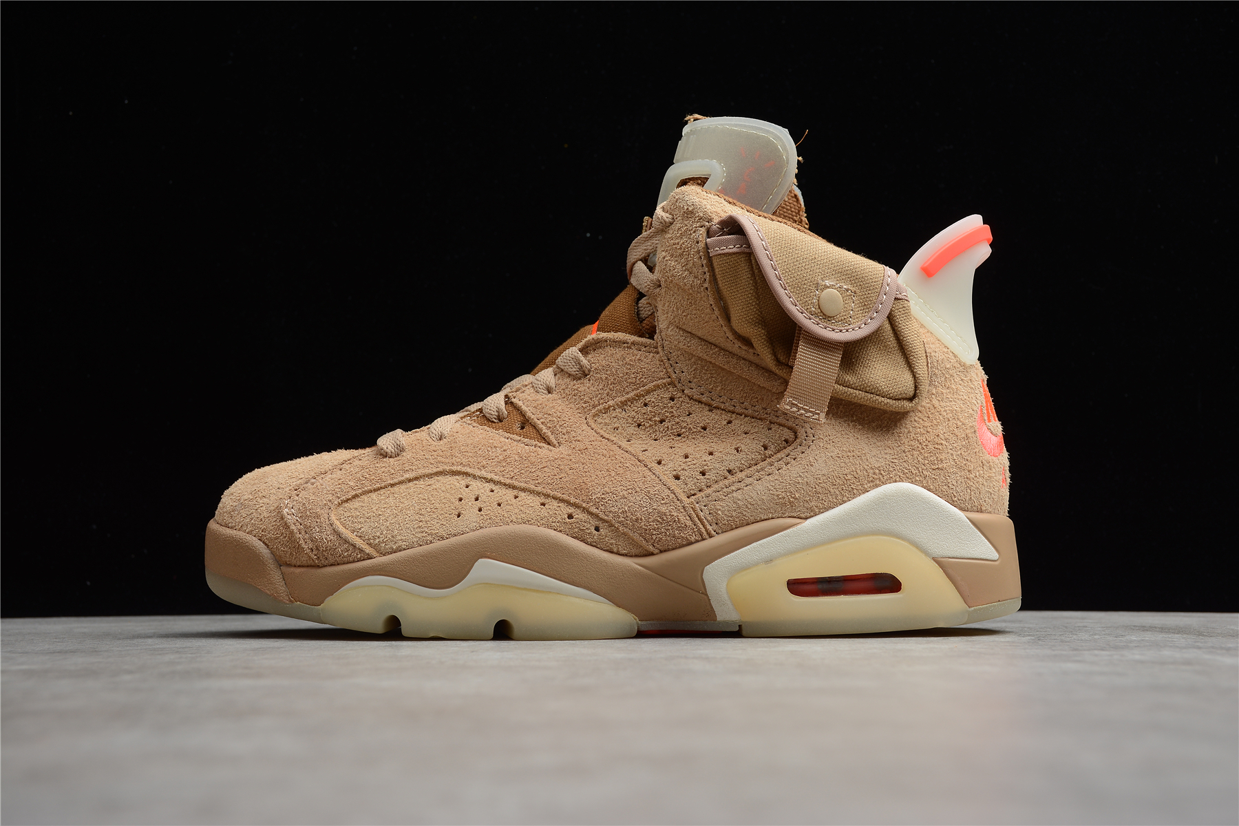 Jordan Retro 6 X Travis Scott Khaki