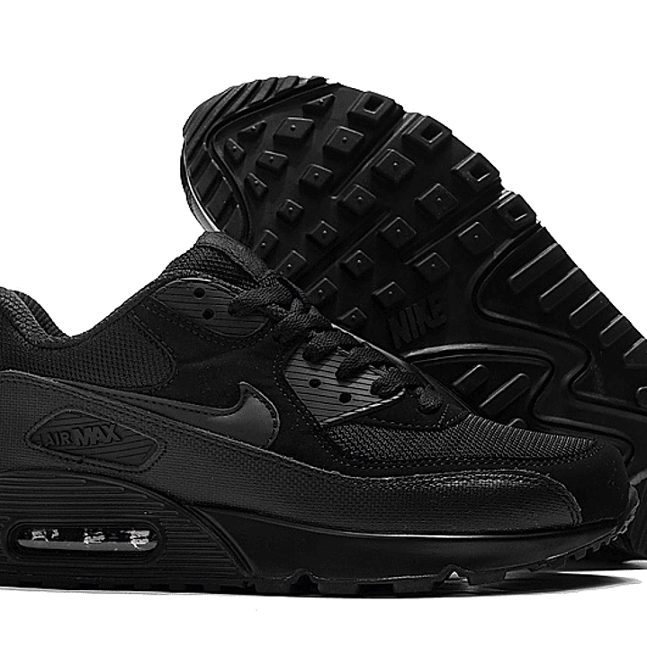Air Max 90 Triple Black EMBALAJE (24 PARES) 2