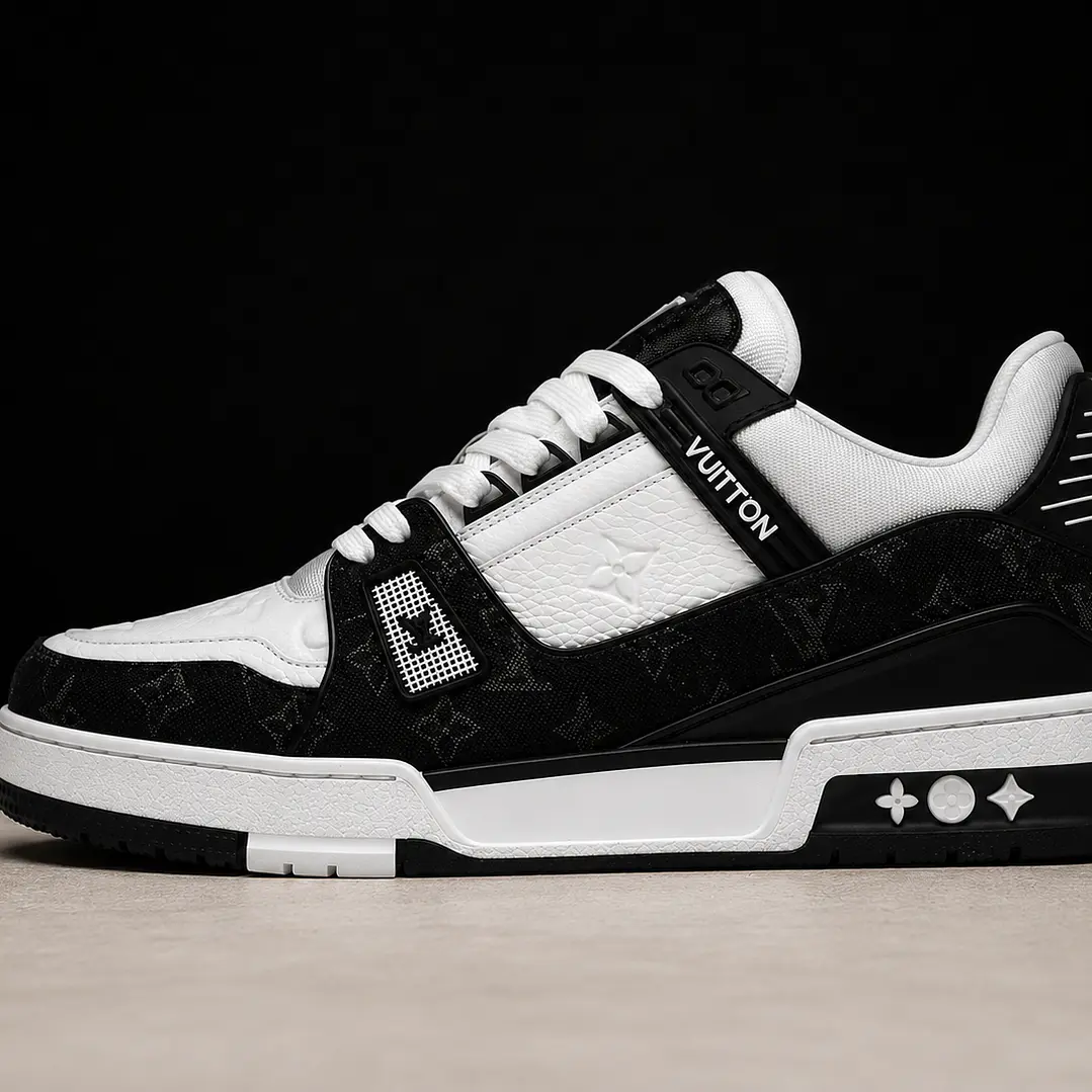 Louis Vuitton Trainer Black 1