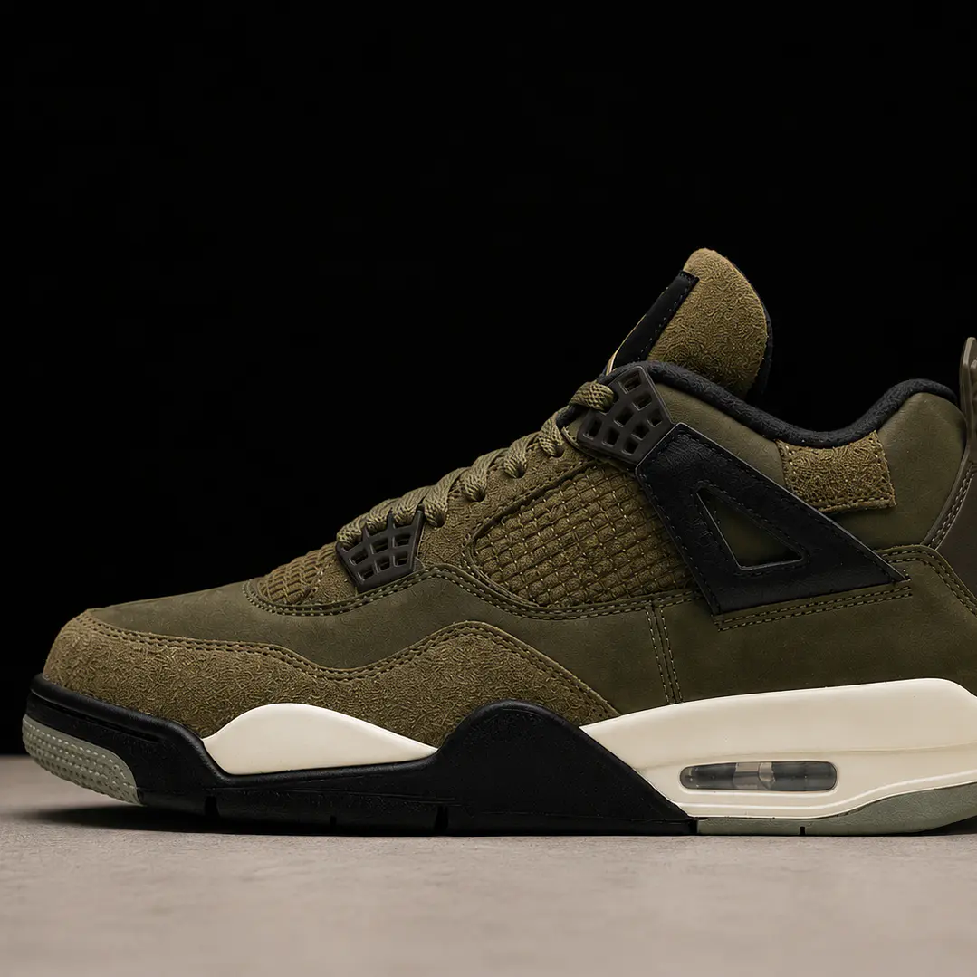 Jordan Retro 4 Craft Medium Olive 1