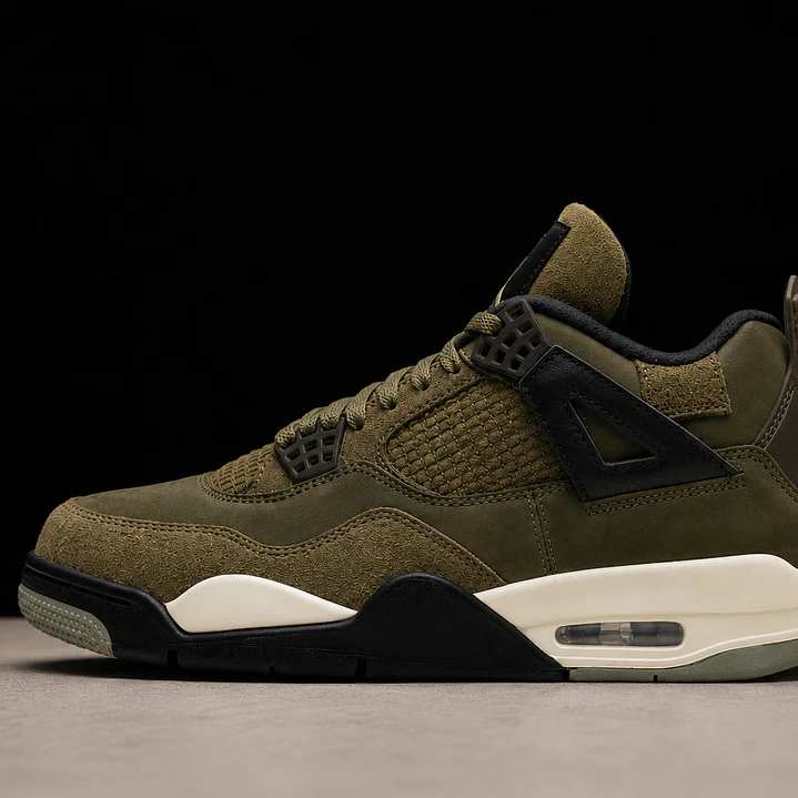 Jordan Retro 4 Craft Medium Olive 1