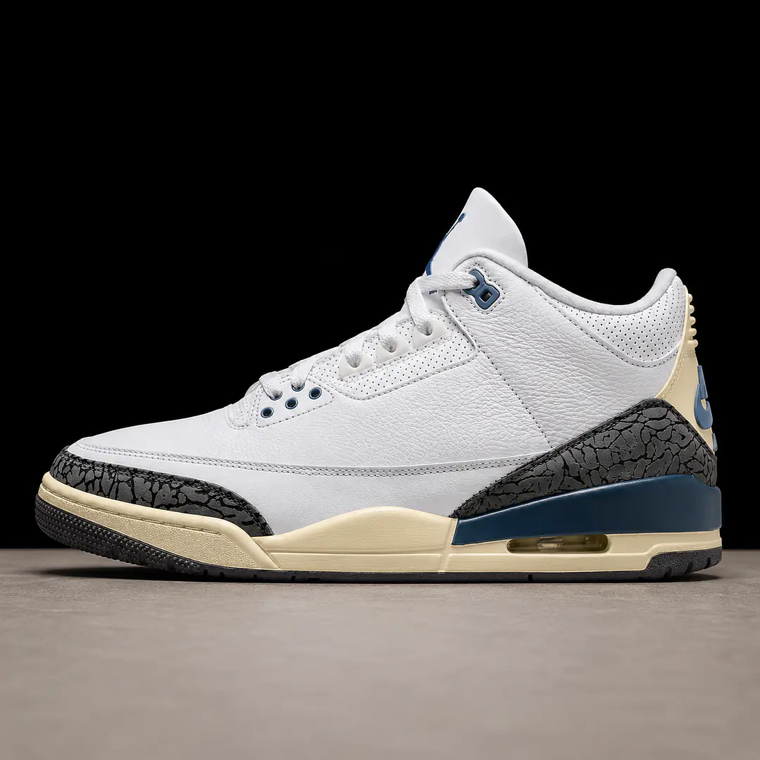 Jordan Retro 3 A Ma Maniére “Diffused Blue” 1
