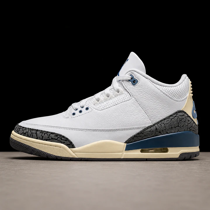 Jordan Retro 3 A Ma Maniére “Diffused Blue” 1