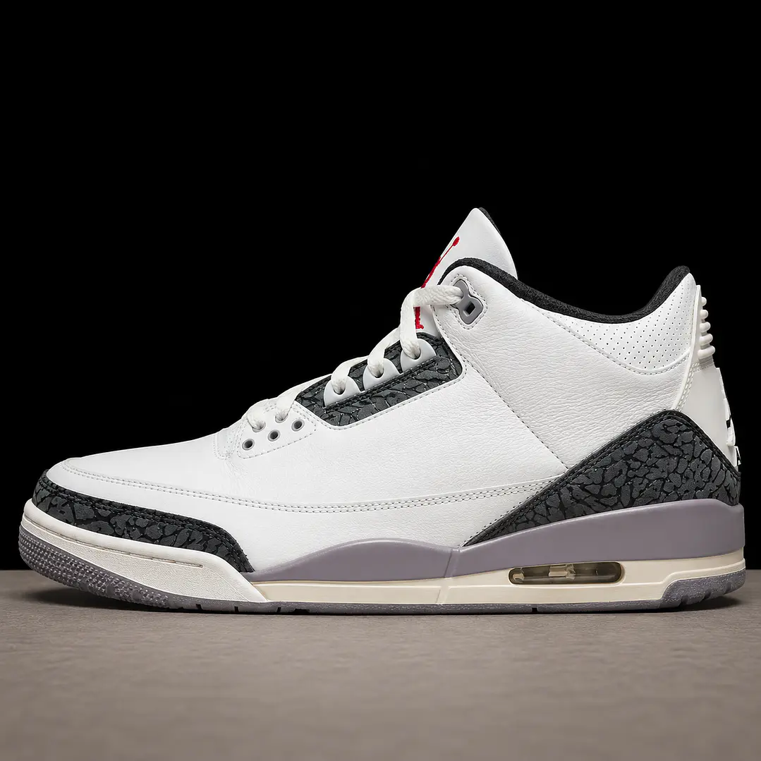Jordan Retro 3 Cement Grey 1