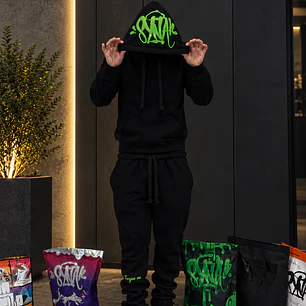 Conjunto SynaWorld «Negro-Verde»-