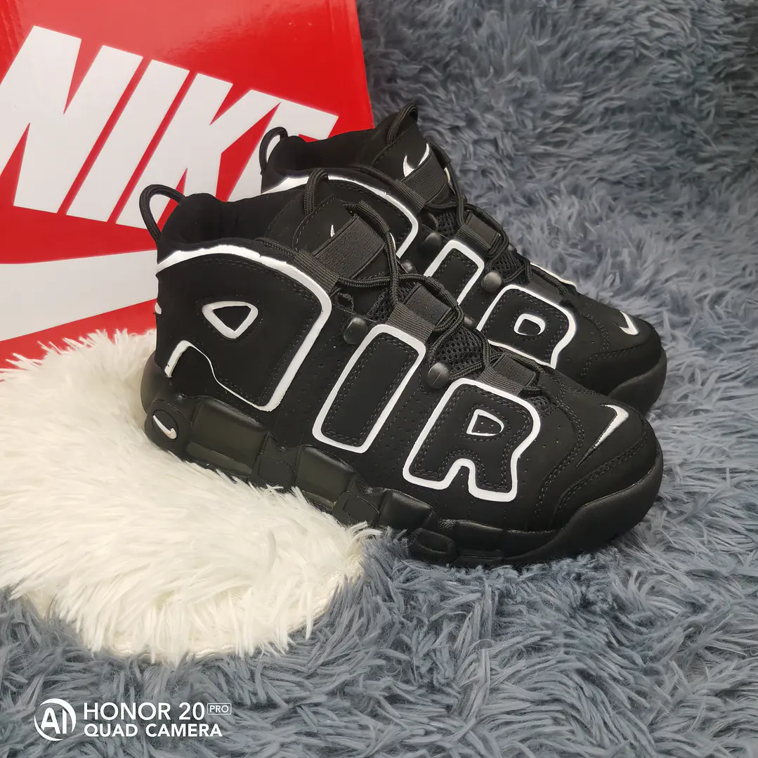 Nike More Uptempo Black- Envío Rapido 2