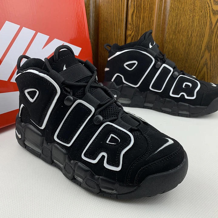 Nike More Uptempo Black- Envío Rapido 6