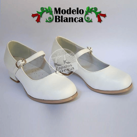 Zapatos Cueca Modelo Blanca