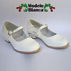 Zapatos Cueca Modelo Blanca