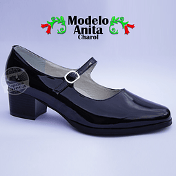 Zapatos Cueca Modelo Anita Charol