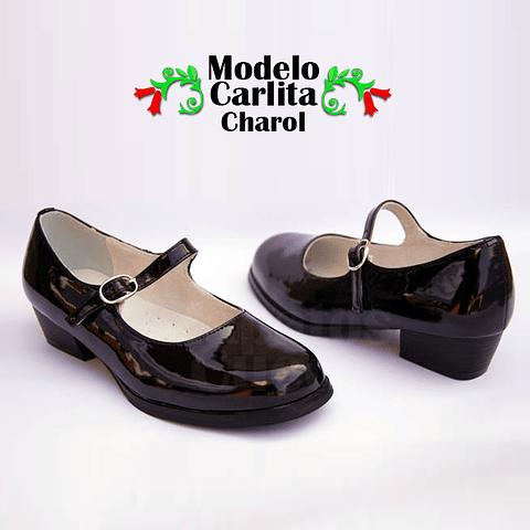 Zapatos Cueca Modelo Carlita Charol