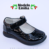 Zapatos Cueca Modelo Emilia Negro