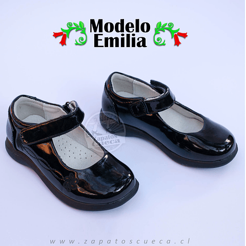Zapatos Cueca Modelo Emilia Negro