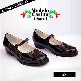 Zapatos Cueca Modelo Carlita Charol